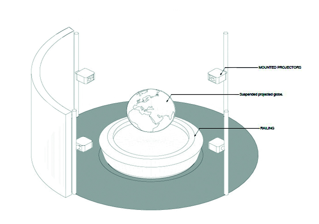 bilim küresi teknik çizim